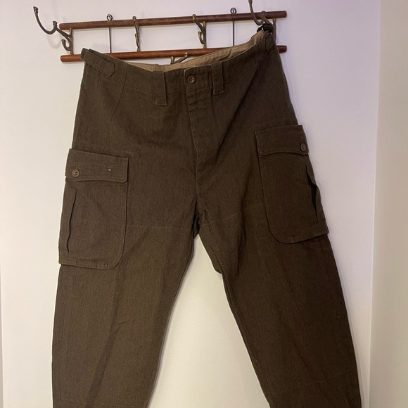 Rrl Wool Pants RRL Striped Jaspe Twill Field Trouser Black